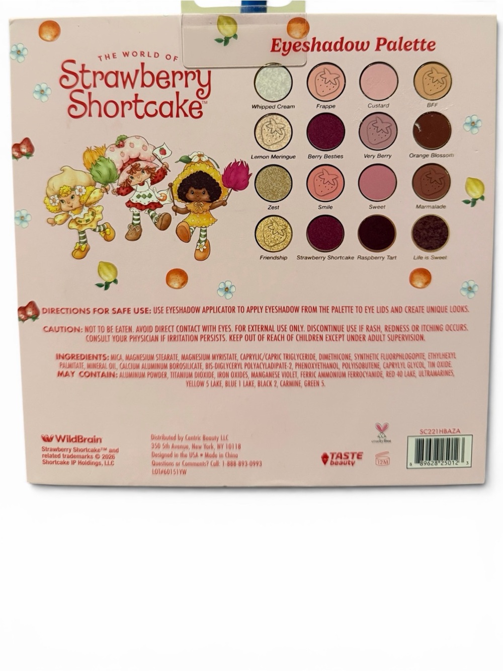 Strawberry Shortcake Eyeshadow Palette 18 Colors Makeup Palette New Sealed - Picture 2 of 4